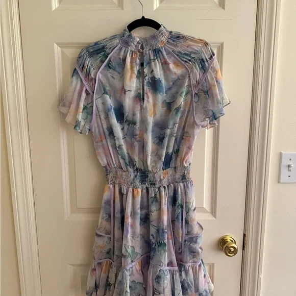 Misa Los Angeles Watercolor Mini Dress - Picture 5 of 6